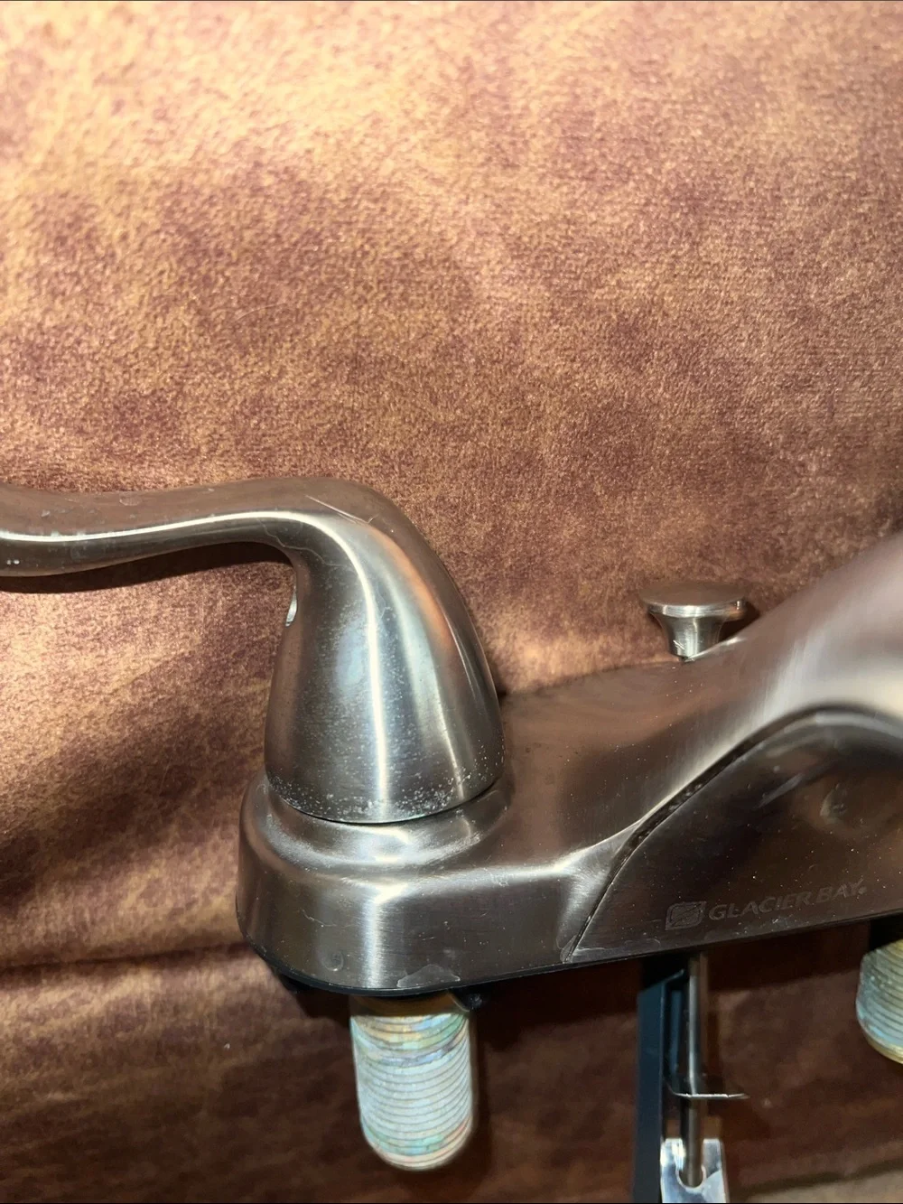 Glacier Bay Satin Nickel Double-Handle Bathroom Sink Faucets